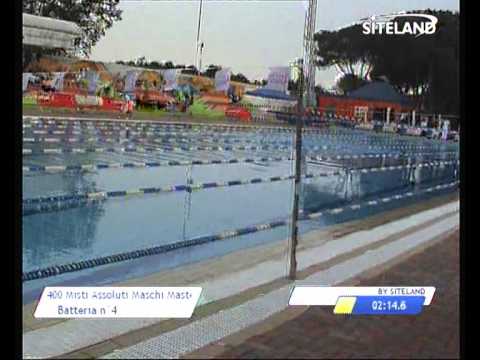 Serie 4 dei 400 Misti  Assoluti Maschi Master - 11 Memorial Andrea Bettiol