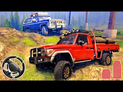 Real Pickup Cargo Truck Driving Simulation - 4x4 Offroad Jeep Driver  Android Gameplay