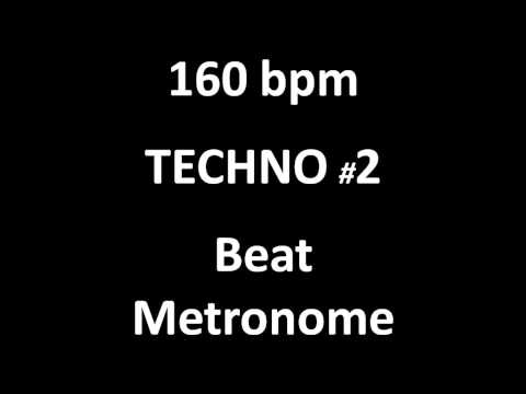160 BPM - 160 Beats Per Minute TECHNO BEAT 2 for Jamming