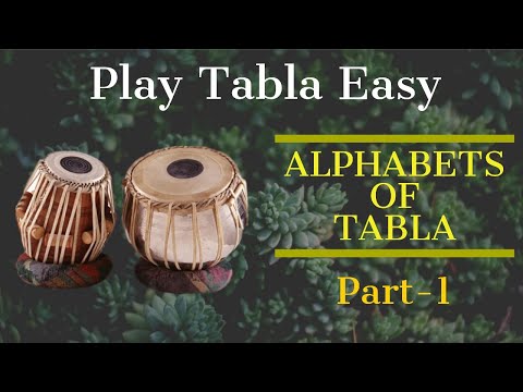 TABLA TUTORIAL - TABLA ALPHABETS PART 1