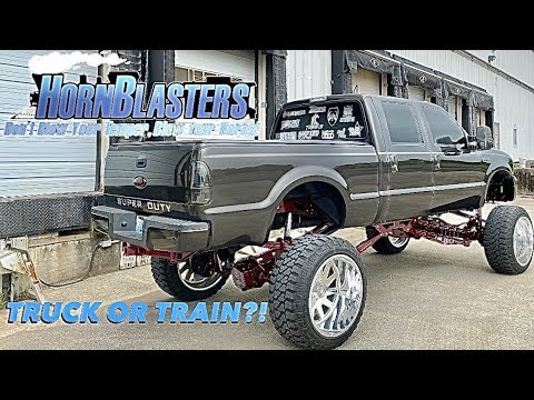 INSTALLING TRAIN HORNS ON MY TRUCK