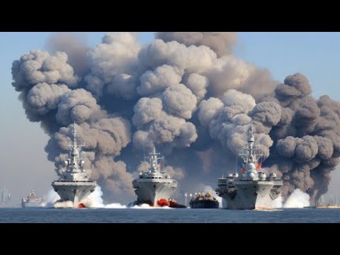 15 menit yang lalu! Kapal perang AS hancur berkeping-keping akibat serangan Sukhoi Rusia - Arma 3