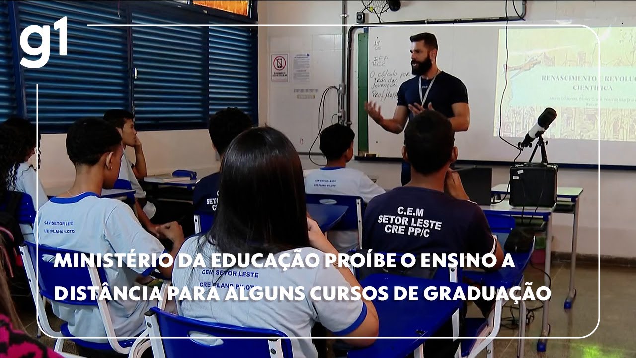 Ministério da Educação proíbe o ensino a distância para alguns cursos de graduação
