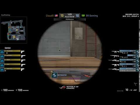 C9 Tarik WRECKS SK TACO WITH DEAGLE (DreamHack Malmo CSGO HIGHLIGHT)