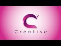Creative Letter C Logo Design Illustrator Tutorial Simple Text Based Logo GrafixmanBD 3DLogo