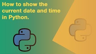 How to print out the date and time in Python.