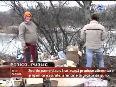 năvală la groapa de gunoi pentru a aduna produse expirate - exterminarea romanilor - tvr