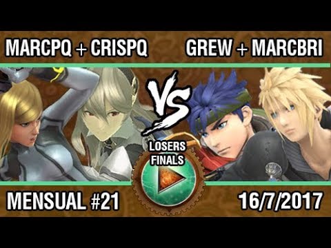 [Afterlife 21] marcpq + crispq vs Greward + Marcbri SSB4 Losers Finals