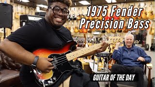 Video thumbnail for 1975 Fender Precision Bass | Guitar of the Day by Normans Rare Guitars