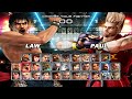 Tekken 5 - All Characters List PS2 Gameplay UHD