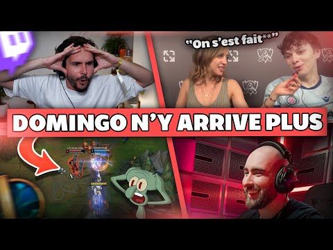 DOMINGO N'ARRIVE PLUS À JOUER, ADAM DIT LES TERMES - Best of LoL #442 Réactions