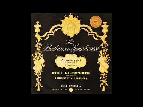 Beethoven Symphony no.1 / Otto Klemperer, The Philharmonia Orchestra (1958 LP)