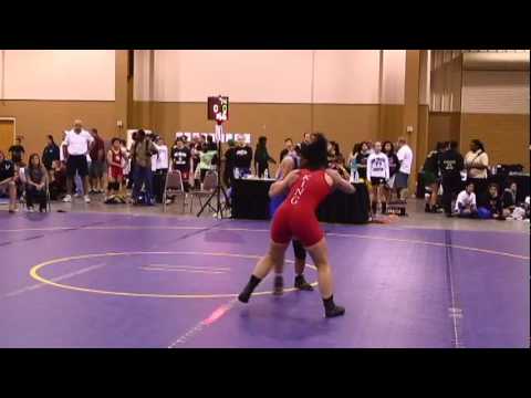 FILA Junior 59kg - Gabrielle Klein (Waldorf) DEC Haylee Childs (King College) 2-1, 2-1.mp4