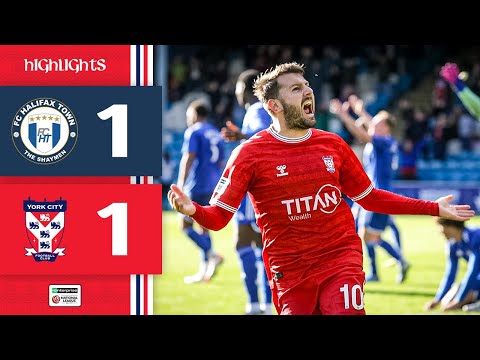 📺 Match Highlights | FC Halifax Town 1-1 York City | 2025/26