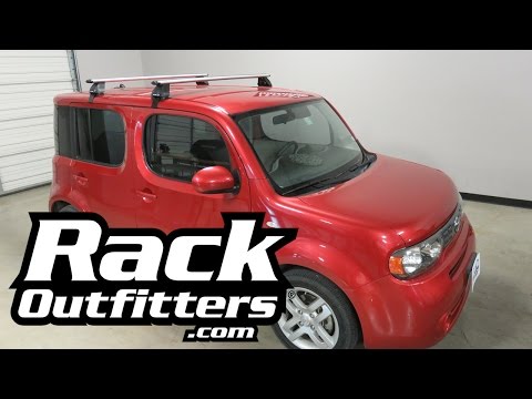 Nissan Cube with Rhino Rack Vortex 2500 Roof Rack Crossbars