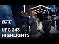 UFC 243 Highlights