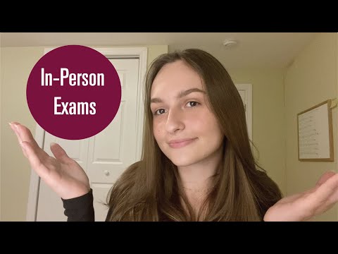 Watch In-person exams: Tips from an upper-year student on Youtube.