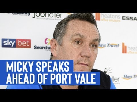 Pre Match | Micky Mellon (Port Vale)