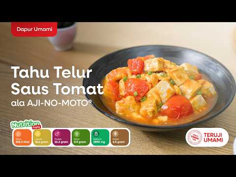 Tahu Telur Saus Tomat ala AJI-NO-MOTO®