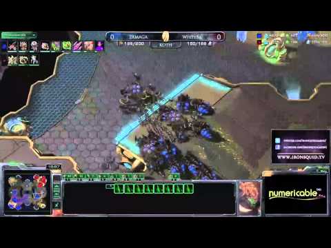 [IS#KOTH 1] Dimaga vs WhiteRa - G1 - Heart of the Swarm (FR)