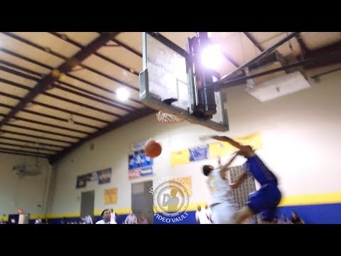 Sophie B. Wright 2019 W Charlie Russell POSTERIZES Crescent City defender with one-handed slam!!