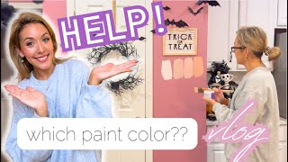 help me pick out a new paint color!~  KITCHEN DIY DITL VLOG!