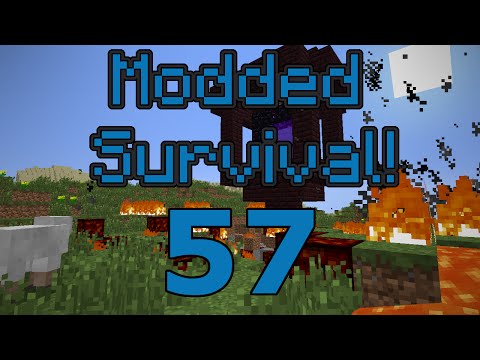 Minecraft- Modded LP [Ep 57] Lava Meteor!