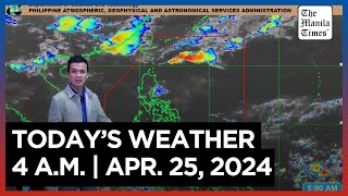 Today's Weather, 4 A.M. | Apr. 25, 2024