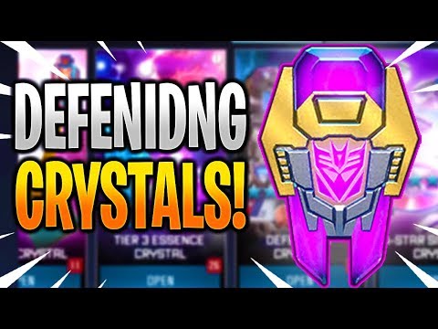 10x DEFENDING CRYSTAL OPENING! - Transformers: Forged To Fight