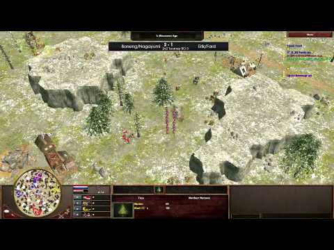 AOE3battles.com - 2v2 Tournament Finals - Boneng/Nagayumi vs Erik/Fard + Commentary - 1 / 2