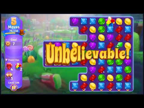 Willy Wonkas Sweet Adventure Level 106 - NO BOOSTERS 🍫 | SKILLGAMING ✔️