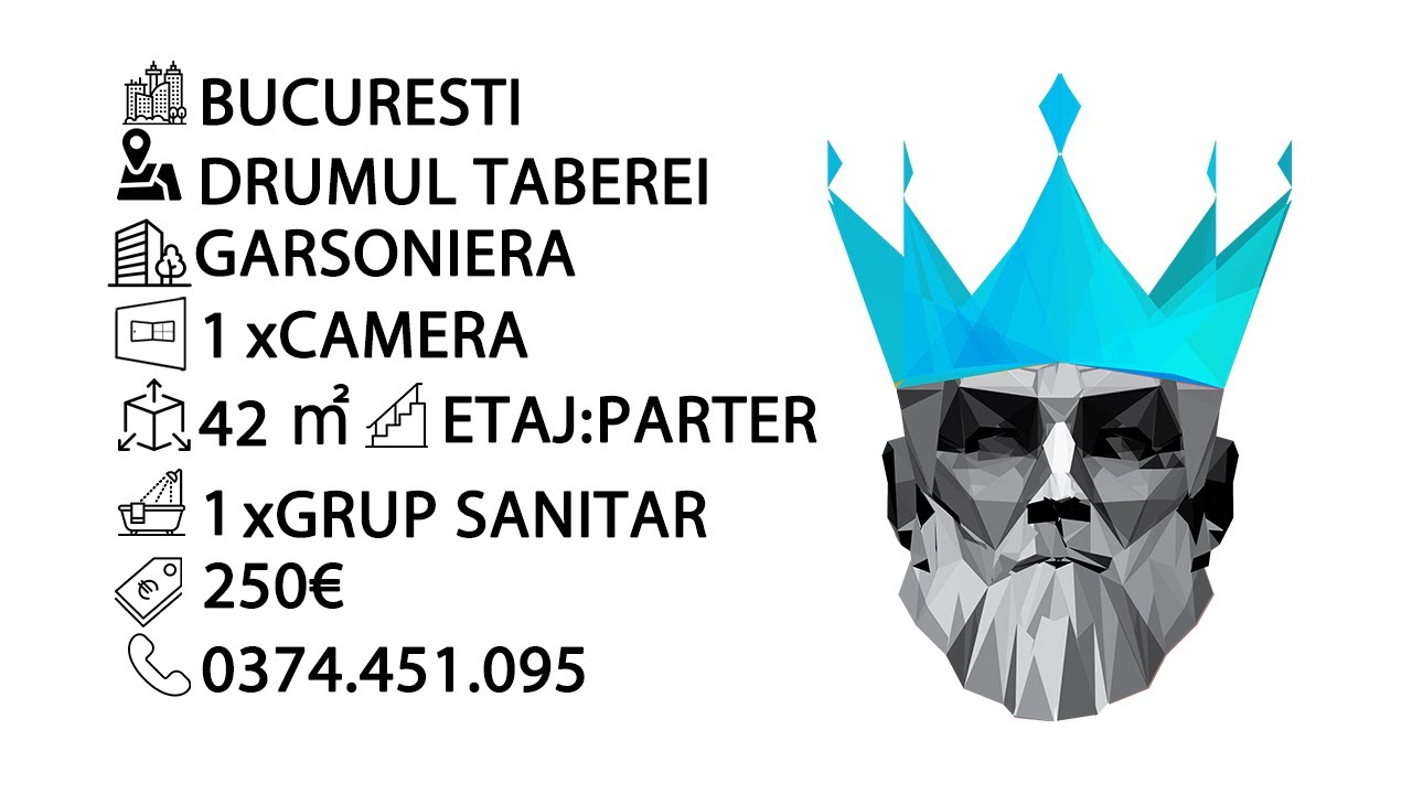 Tur video Drumul Taberei | Garsoniera | Parter | Balcon | Nemobilata |