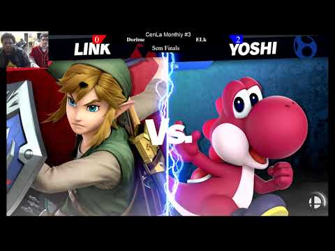 CenLa Monthly #3 - Sketchy(Link) vs Elk(Yoshi) Winner's Finals