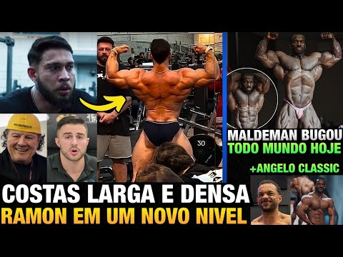 RAMON SHOWS OFF HIS CURRENT BACK AND FOREIGNERS WERE SHOCKED BY HIS SHAPE + MADELMAN, ANGELO AND ...