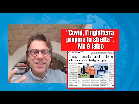 Zuppa di Porro 25 ott 2021 - “Covid, l’Inghilterra prepara la stretta”. Ma è falso