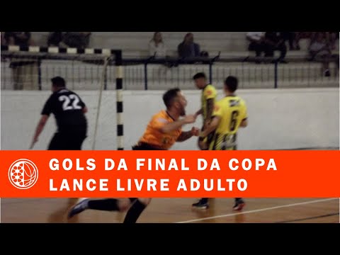Confira os lances e os gols da decisão da Copa Lance Livre de futsal adulto masculino