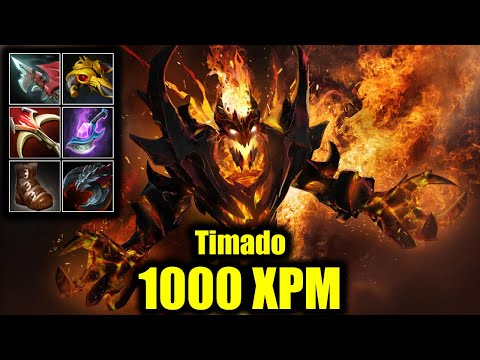 🔥 1000 XPM - Timado - Shadow Fiend - 19 Kills - DOTA 2 Pro Game Highlights