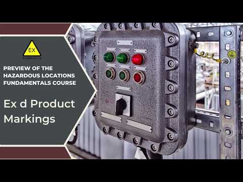 Ex d Product Markings - Hazardous Locations Fundamentals Course Ch5 slide 14