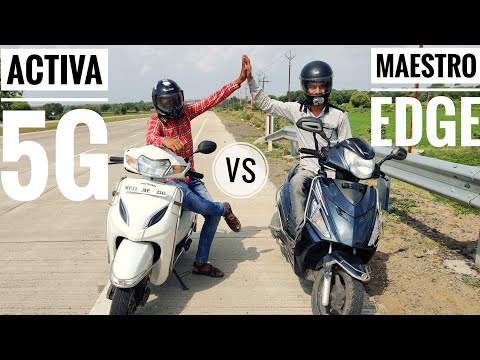 Activa 5g vs Maestro edge ∆ Drag race ¶ Team street panthers___________