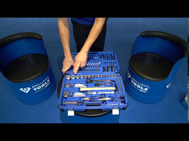 Video teaser for BRILLIANT TOOLS BT024095 Universalkoffer-Satz 95-tlg