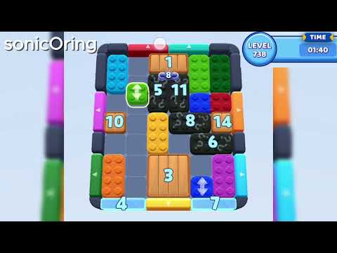 Farbblock-Jam, Level 738