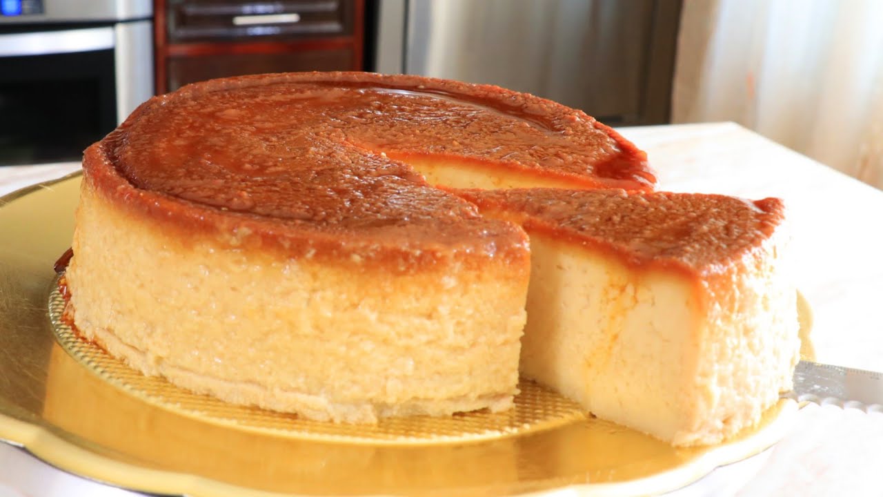 FLAN DE GALLETAS MARIAS 4 INGREDIENTES SIN HORNO 🤩👍