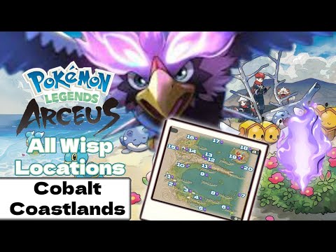 All Wisp Locations Guide (Cobalt Coastlands) Request 22 - Pokémon Legends: Arceus