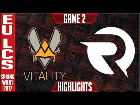 Origen vs Vitality Game 2 Highlights - EU LCS W8D1 Spring 2017 - OG vs VIT G2