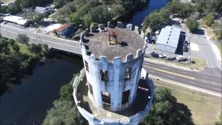First DJI Phantom 3 Advance Drone flight over Sulphur Springs Lighthouse