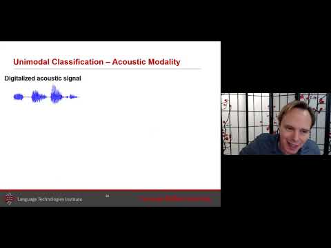 Lecture 2.1: Basic Concepts (Multimodal Machine Learning, Carnegie Mellon University)