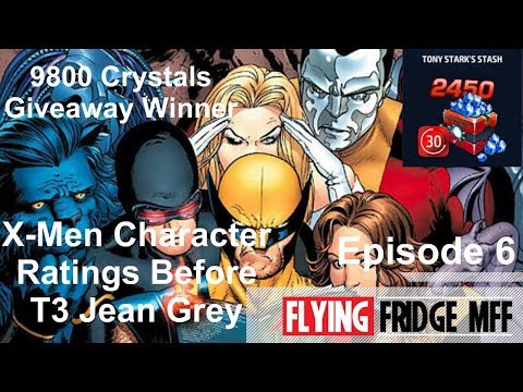X-Men Characters Ratings Before T3 Jean Grey. FFMFF Eps 6 #9800crystalsGiveaway