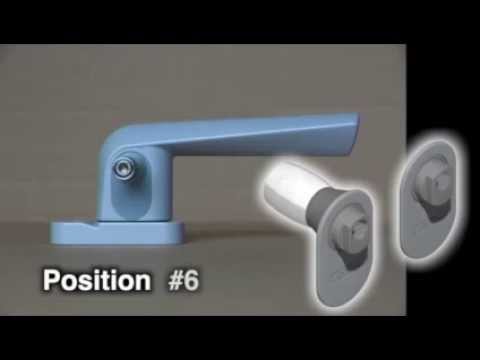 Levier de fenêtre basculante - axe variable - Diez LA CROISÉE DS