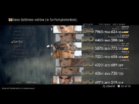 FINAL FANTASY Ⅻ THE ZODIAC AGE Jobs, Klassen und Gambit Build