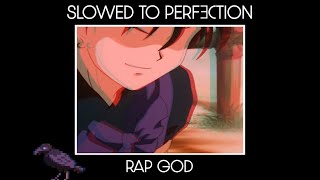 Rap God - Eminem {slowed + reverb}